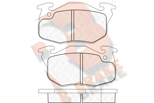 Brake Pad Set, disc brake (RB1120)