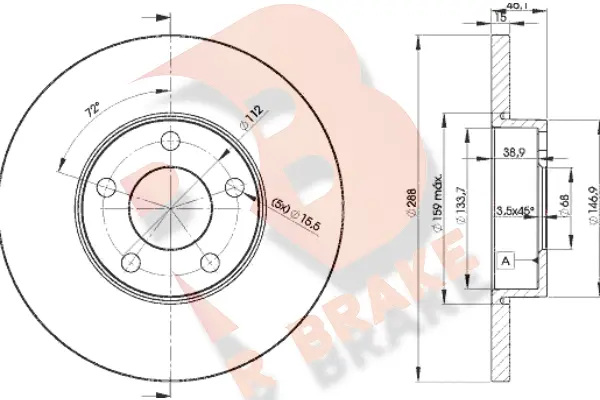 Brake Disc (78RBD24061)