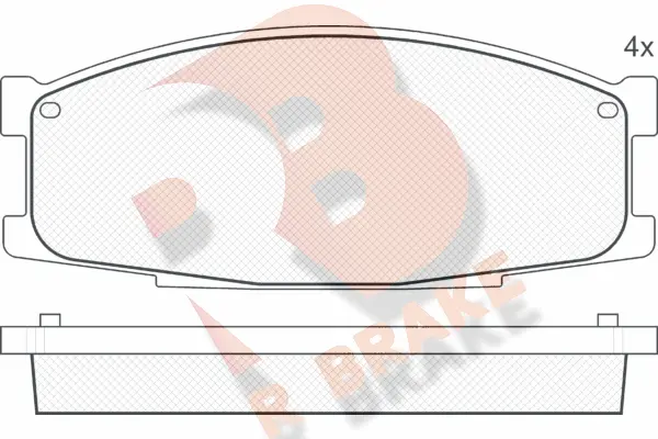 Brake Pad Set, disc brake (RB1505)