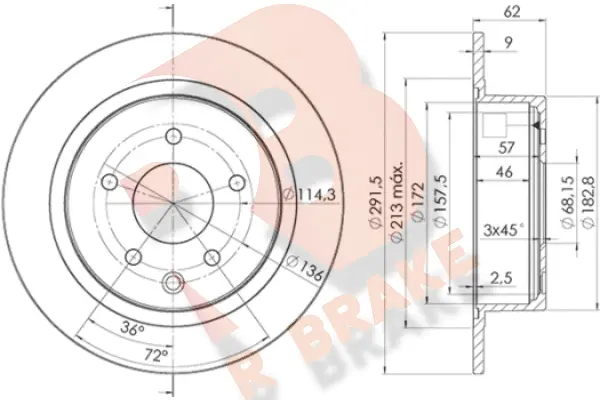 Brake Disc (78RBD22931)