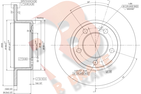 Brake Disc (78RBD20038)