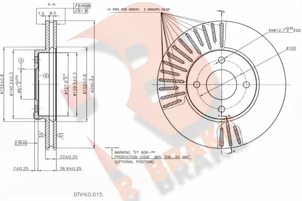 Brake Disc (78RBD27794)