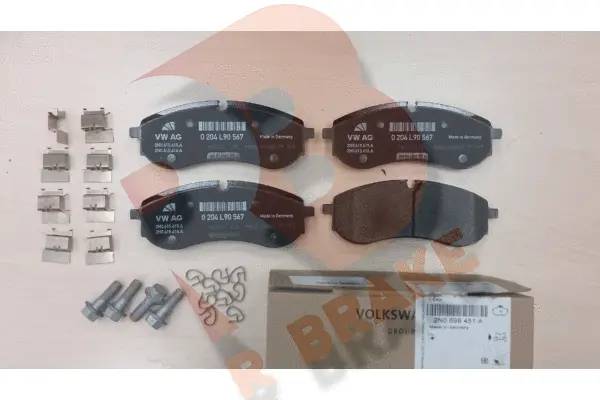 Brake Pad Set, disc brake (RB2381)