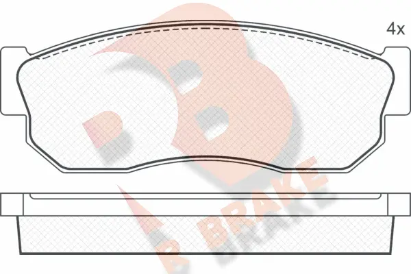 Brake Pad Set, disc brake (RB0409)