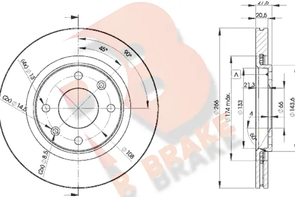 Brake Disc (78RBD24697)