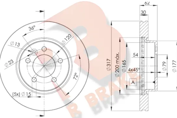 Brake Disc (78RBD27360)