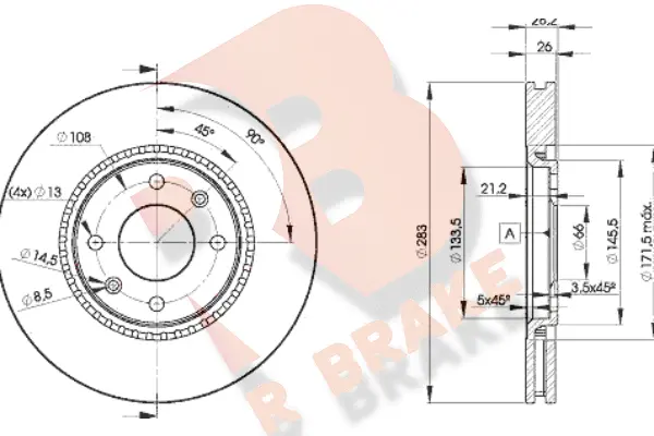 Brake Disc (78RBD27406)