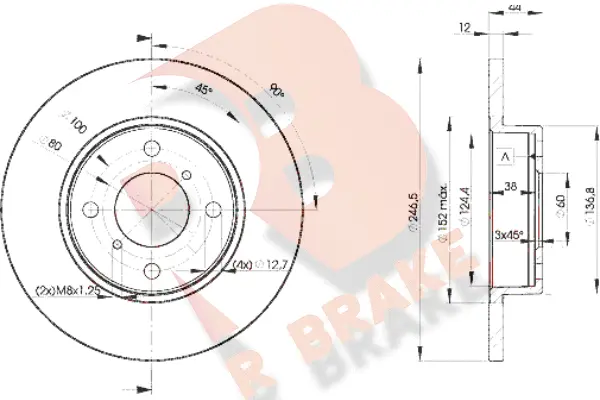 Brake Disc (78RBD20711)