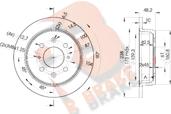 Brake Disc (78RBD20817)