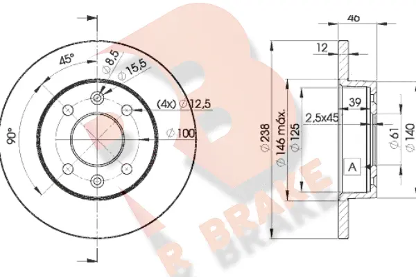 Brake Disc (78RBD24286)