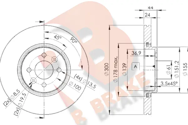 Brake Disc (78RBD27897)