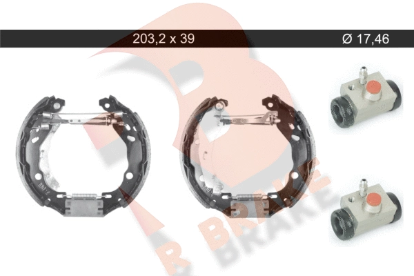 Brake Shoe Set (79RBKT0137)