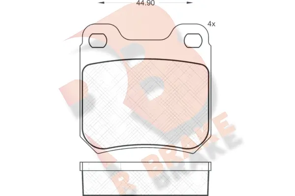 Brake Pad Set, disc brake (RB0692)