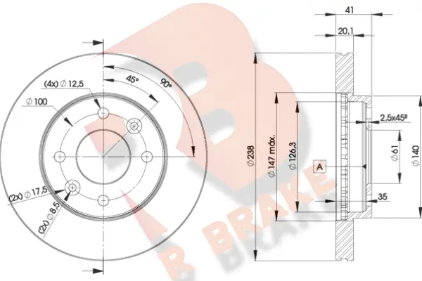Brake Disc (78RBD26572)
