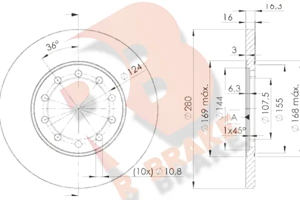 Brake Disc (78RBD25631)