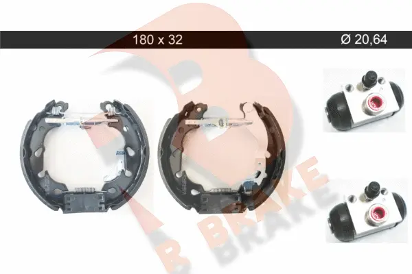 Brake Shoe Set (79RBKT0114)