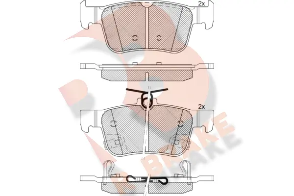 Brake Pad Set, disc brake (RB2315)