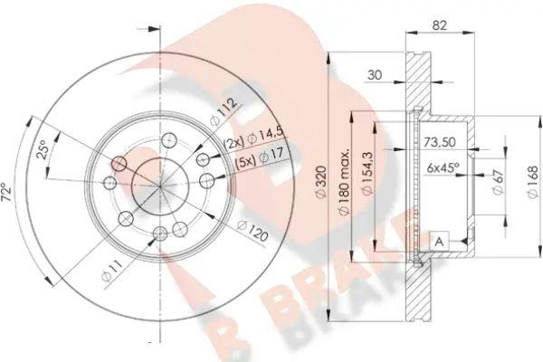 Brake Disc (78RBD20212)