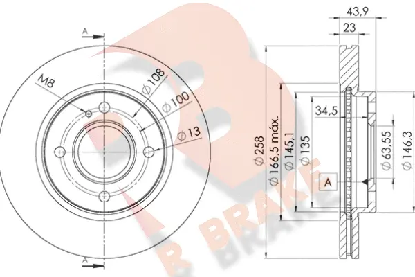 Brake Disc (78RBD25636)