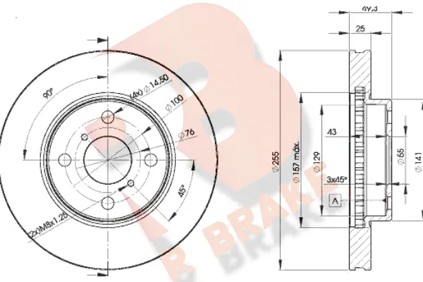 Brake Disc (78RBD22100)