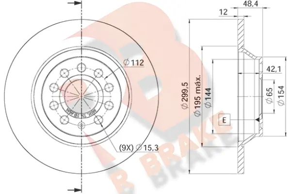 Brake Disc (78RBD25642)