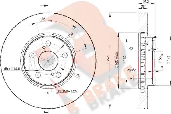 Brake Disc (78RBD20600)