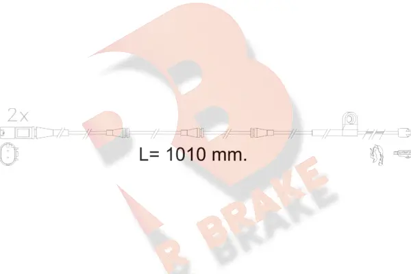 Warning Contact, brake pad wear (610622RB)