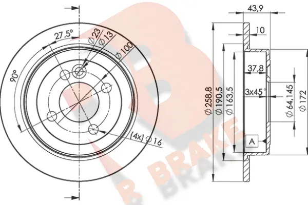 Brake Disc (78RBD28571)