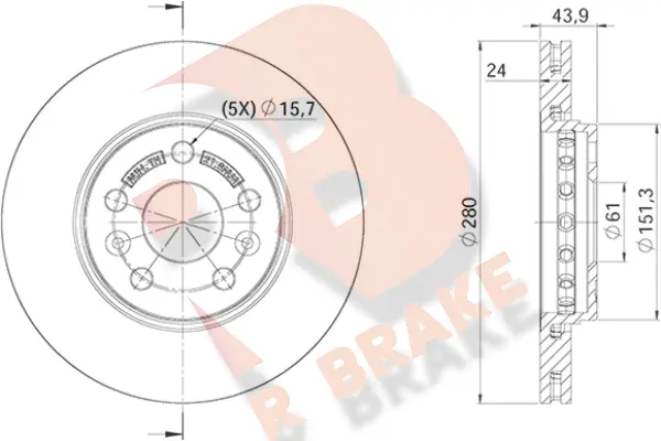 Brake Disc (78RBD24294)