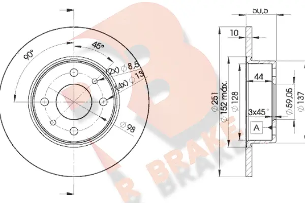 Brake Disc (78RBD24070)