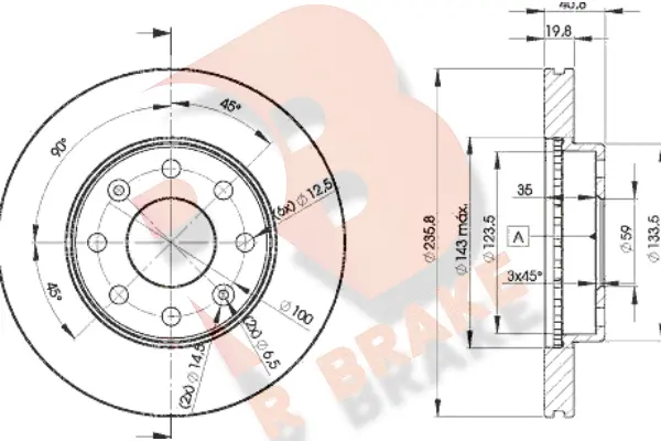 Brake Disc (78RBD24633)