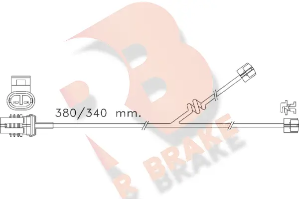 Warning Contact, brake pad wear (610356RB)