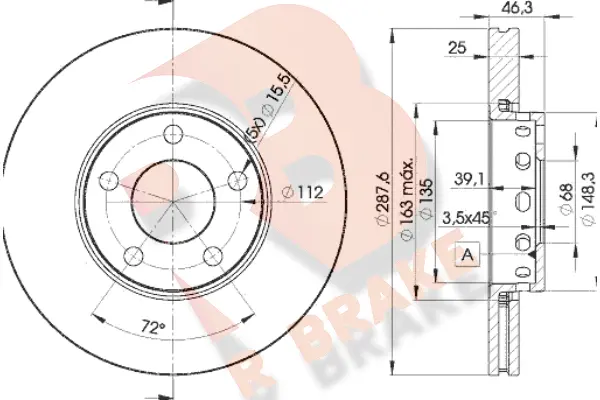 Brake Disc (78RBD24063)