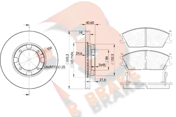 Brake Kit, disc brake (3R08872135)