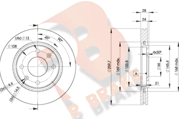 Brake Disc (78RBD29406)