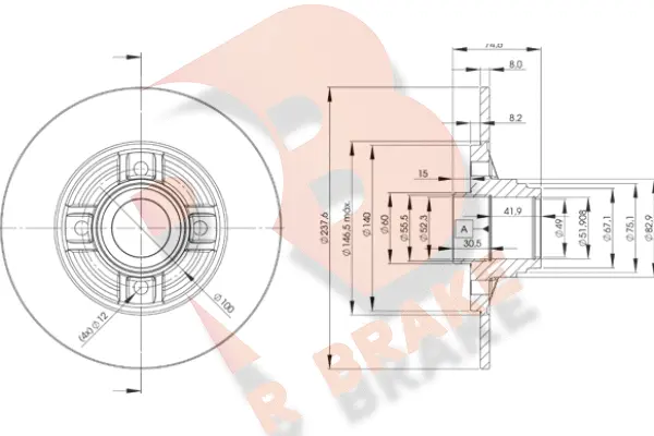 Brake Disc (78RBD18078)