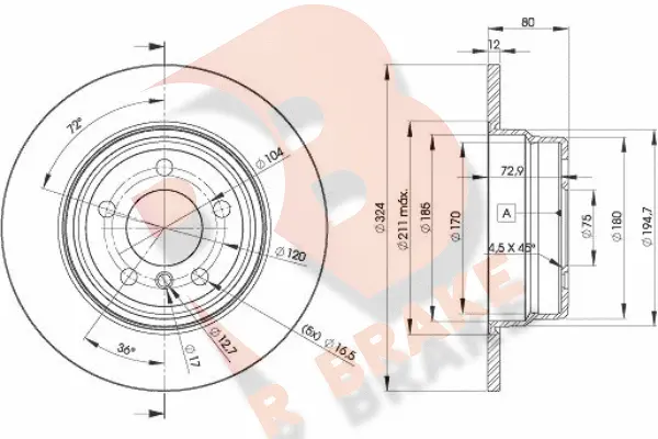 Brake Disc (78RBD26491)