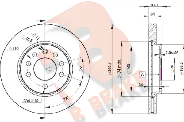 Brake Disc (78RBD29047)
