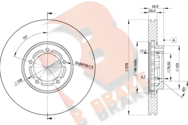 Brake Disc (78RBD25611)