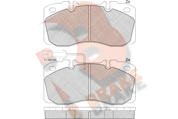 Brake Pad Set, disc brake (RB1161-203)