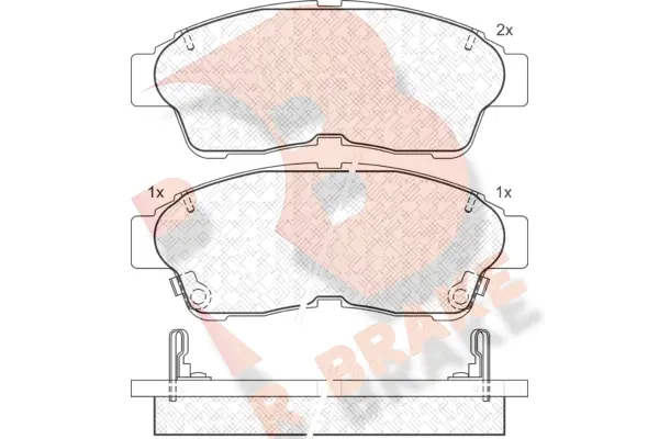 Brake Pad Set, disc brake (RB1005)