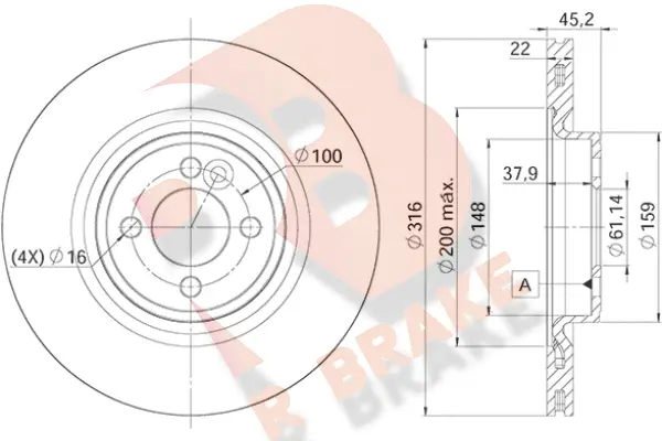 Brake Disc (78RBD29065)