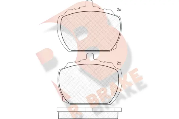 Brake Pad Set, disc brake (RB0092)