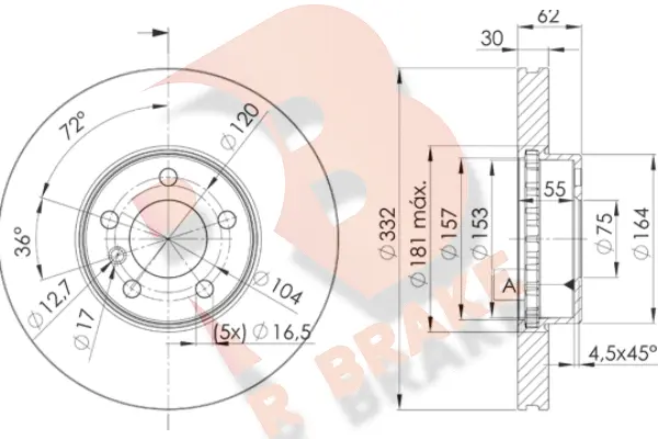 Brake Disc (78RBD21985)