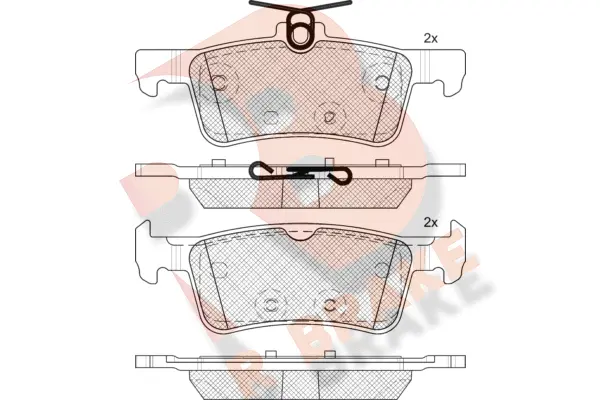 Brake Pad Set, disc brake (RB2174-208)