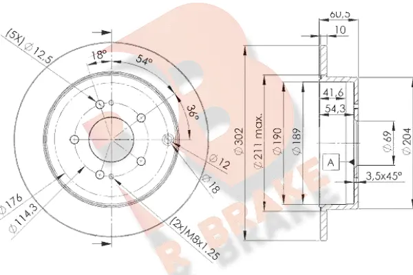 Brake Disc (78RBD27032)