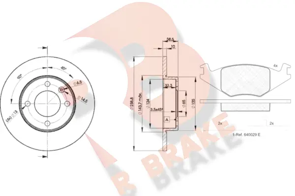 Brake Kit, disc brake (3R04613325)