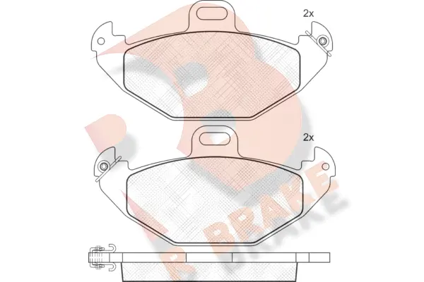 Brake Pad Set, disc brake (RB1314)