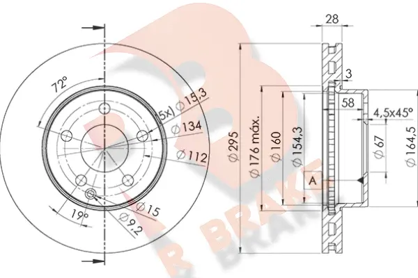 Brake Disc (78RBD26475)