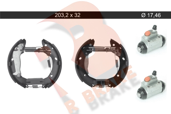 Brake Shoe Set (79RBKT0147)